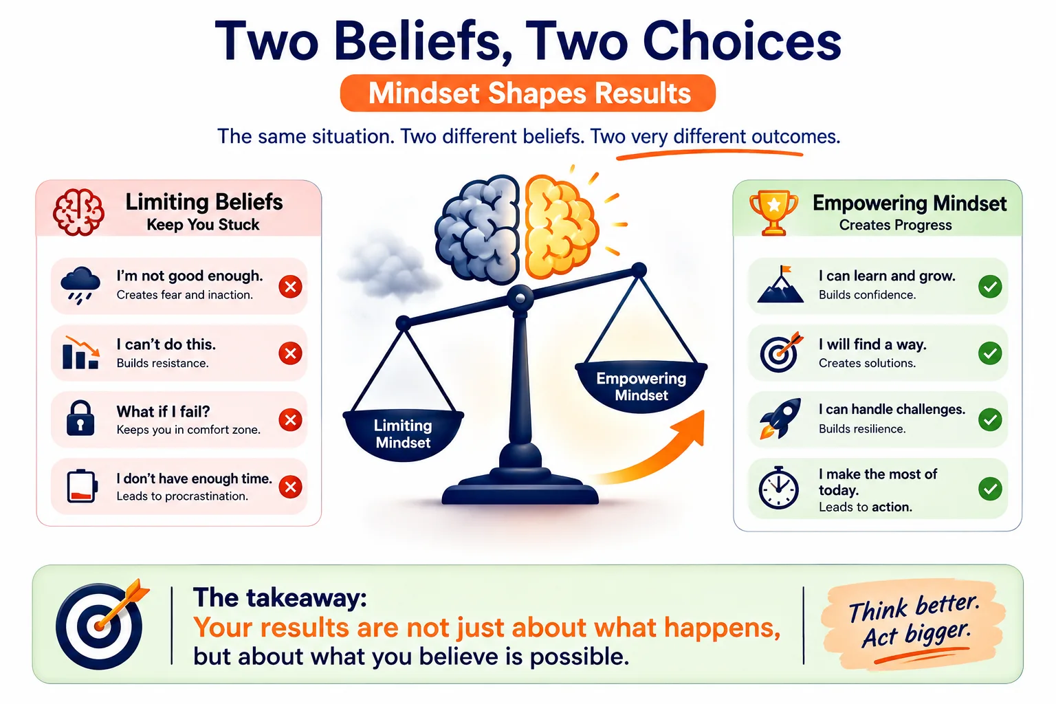Two Choices Infographic Two Choices Infographic